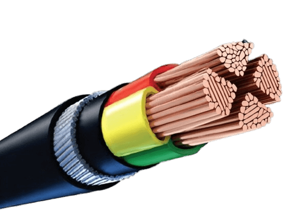 unarmoured copper cable -3.5 core